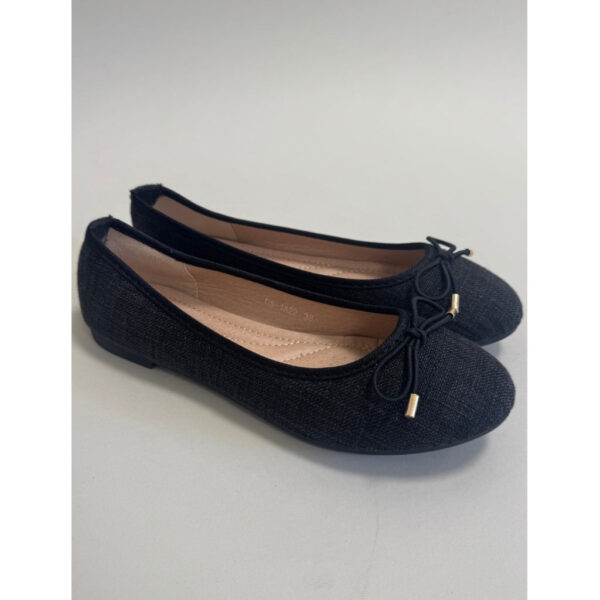 Joanna dame ballerina sko DS-1A22 - Black
