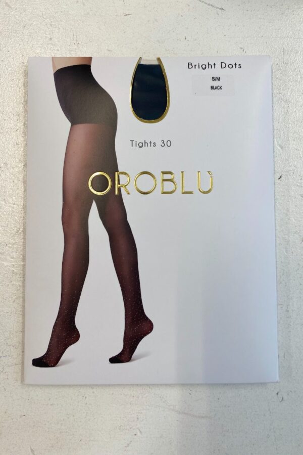 Oroblu - Strømpebukser - Bright Dots Tights 30 - Black