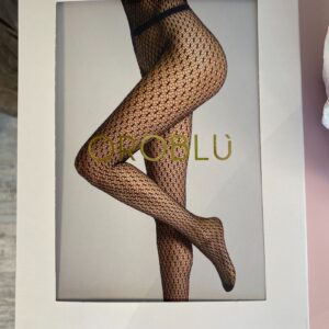 Oroblu - Strømpebukser - Double Mesh Tights - Black