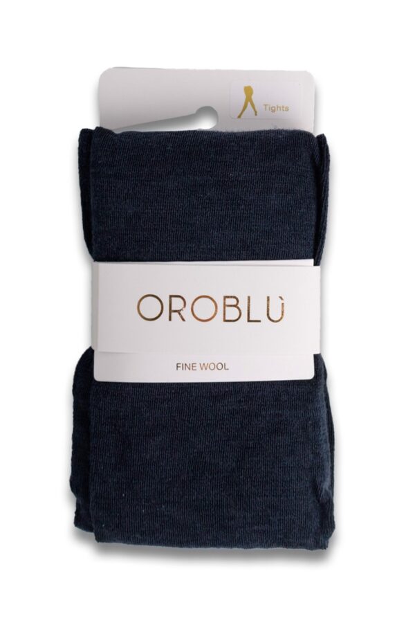Oroblu - Strømpebukser - Nives Fine Wool Tights - Black