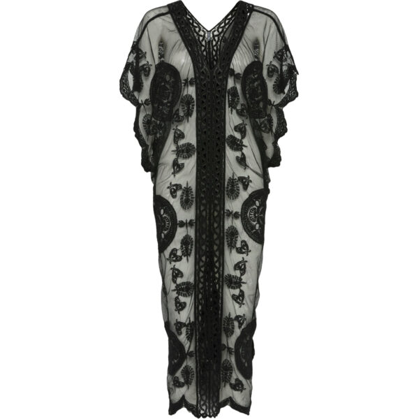 PIECES dame kaftan PCLAIDA - Black