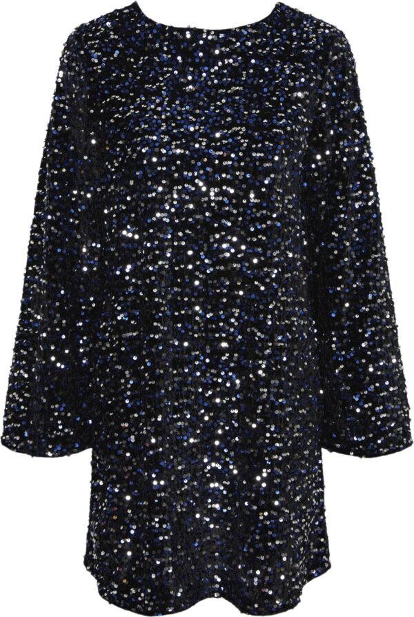 Pckam LS Deep Back BOW Dress BC
