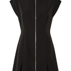Pieces - Kjole - Morgan Sl Short Zip Dress - Black