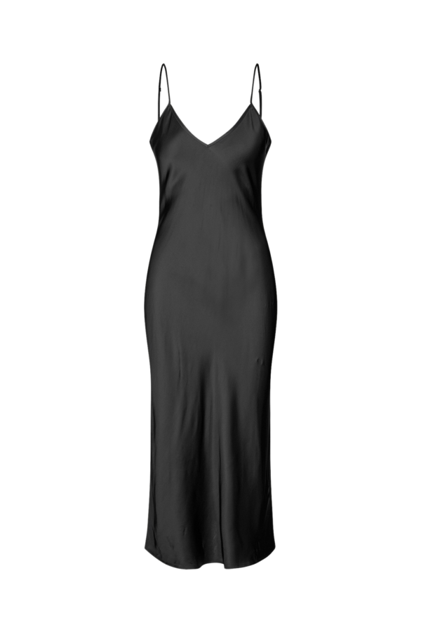 Sasharon strap kjole - sort