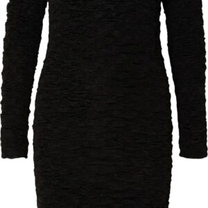 Slflisette LS Oneck Midi Dress EX