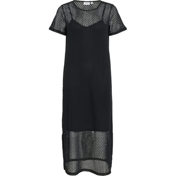 VILA dame kjole VIMINE - Black Beauty