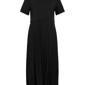 Vijuna plisseret midikjole - Black Beauty