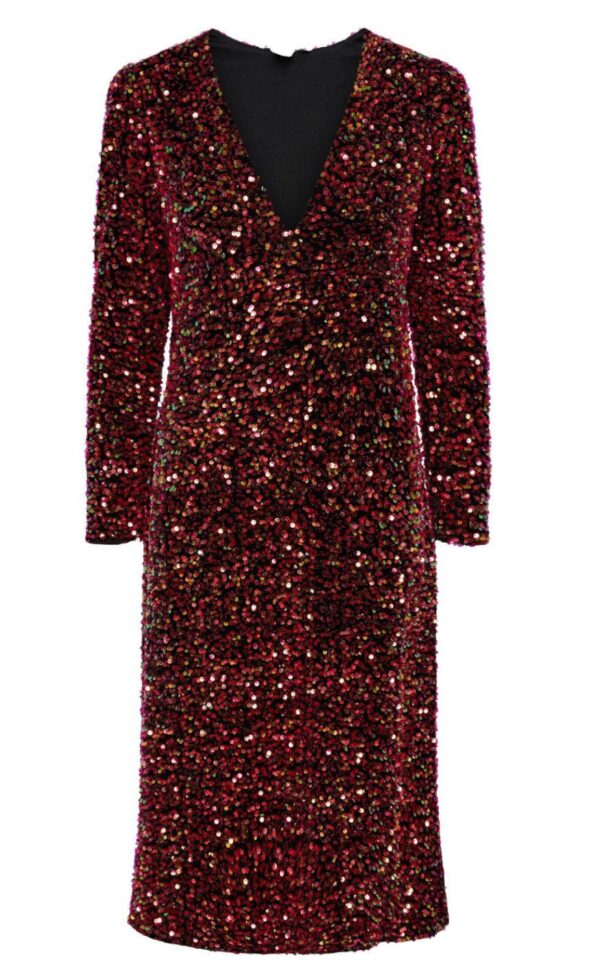 YAS Kjole - Pinko Midi - Black