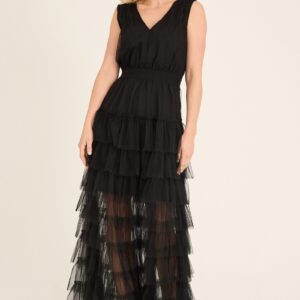 A-View - Kjole - Miranda Dress - Black (Levering slut september)
