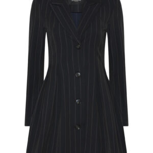 Bruuns Bazaar - Kjole - Women HydrangeaBBTova Dress - Black Pinstripe