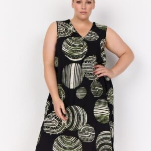 Curvy Wamedine 3 Kjole Sort