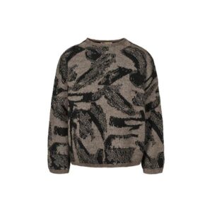 PBO Svera strikketrøje - Camel/black