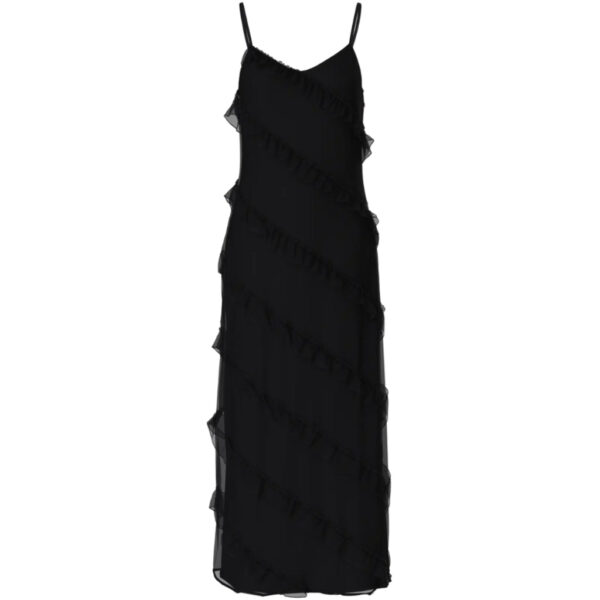 PIECES DAME KJOLE PCTWIRL - Black
